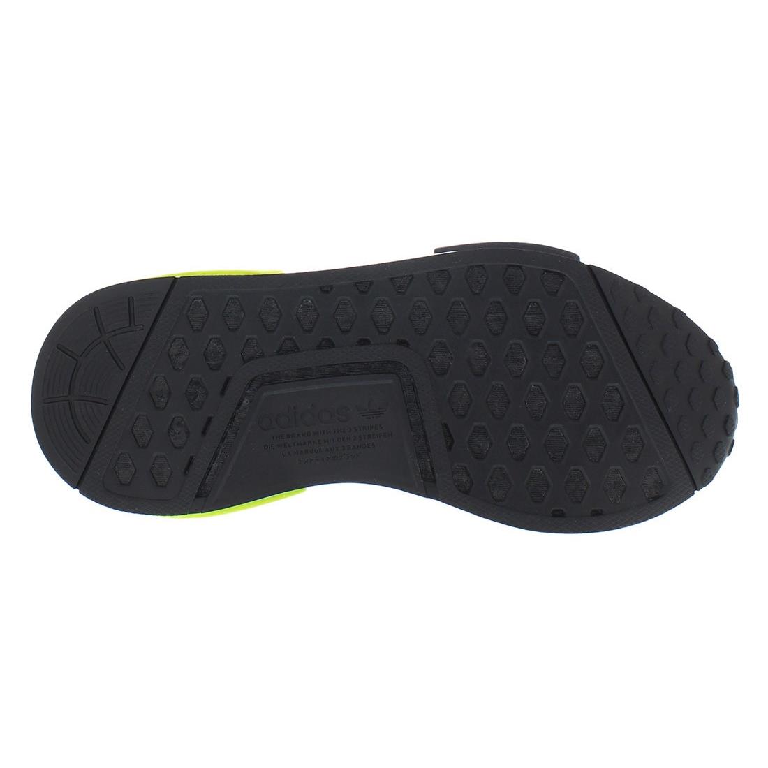 Adidas Nmd_R1 Boys Shoes - Black/Yellow, Main: Black