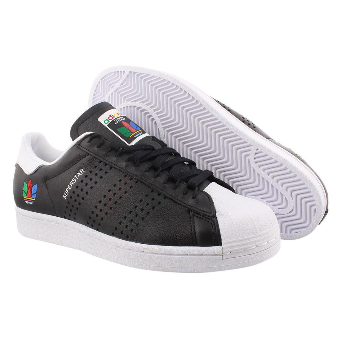 Adidas Originals Superstar Mens Shoes Size 9.5 Color: Black/white - Black/White, Main: Black