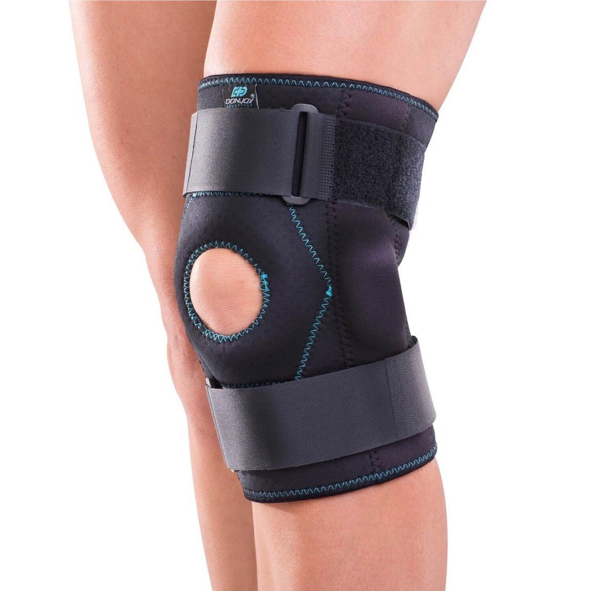 Donjoy Advantage DA161KB02-BLK-L/XL Stabilizing Double Hinged Knee Wrap