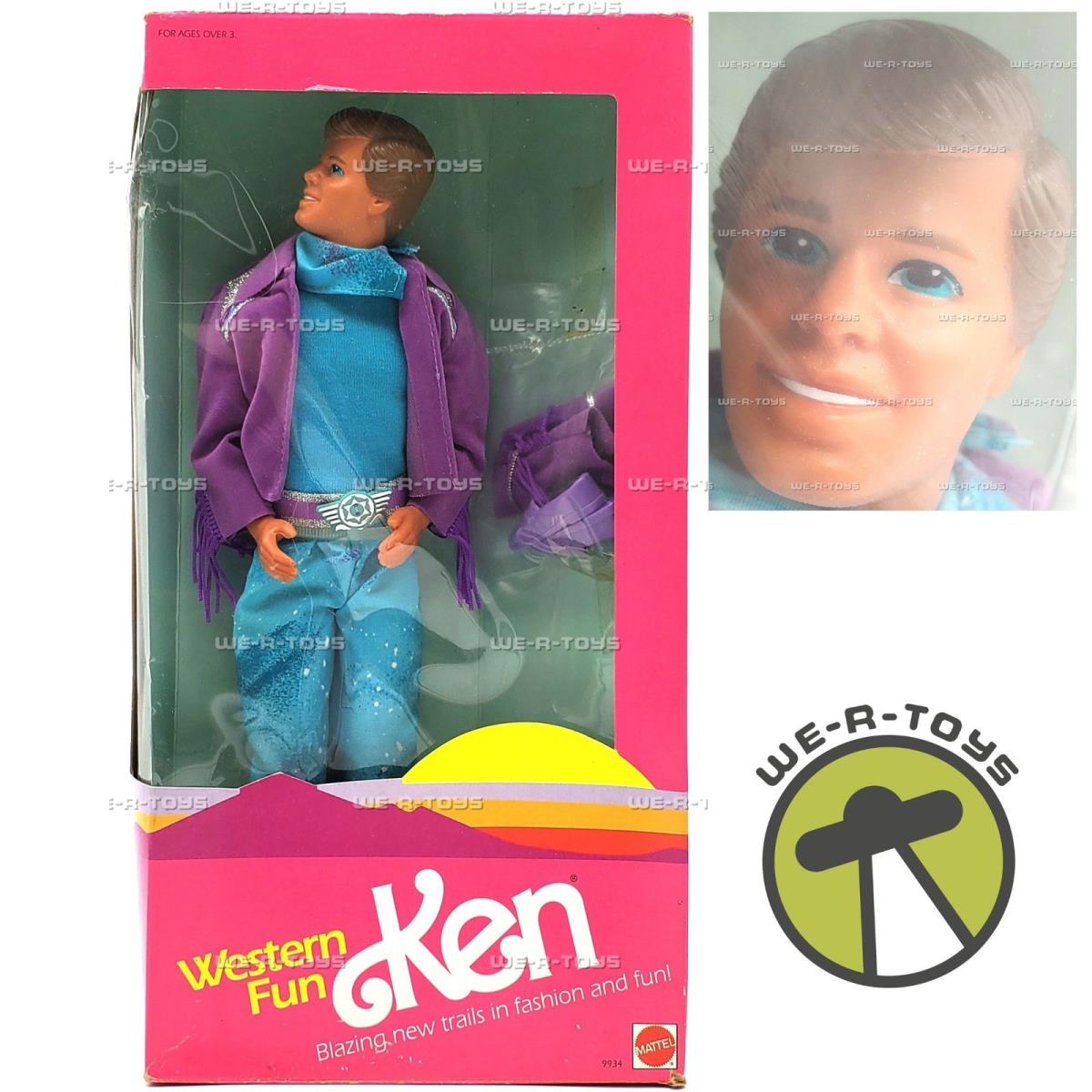 Barbie Western Fun Ken 1989 Mattel Foreign Issue 9934