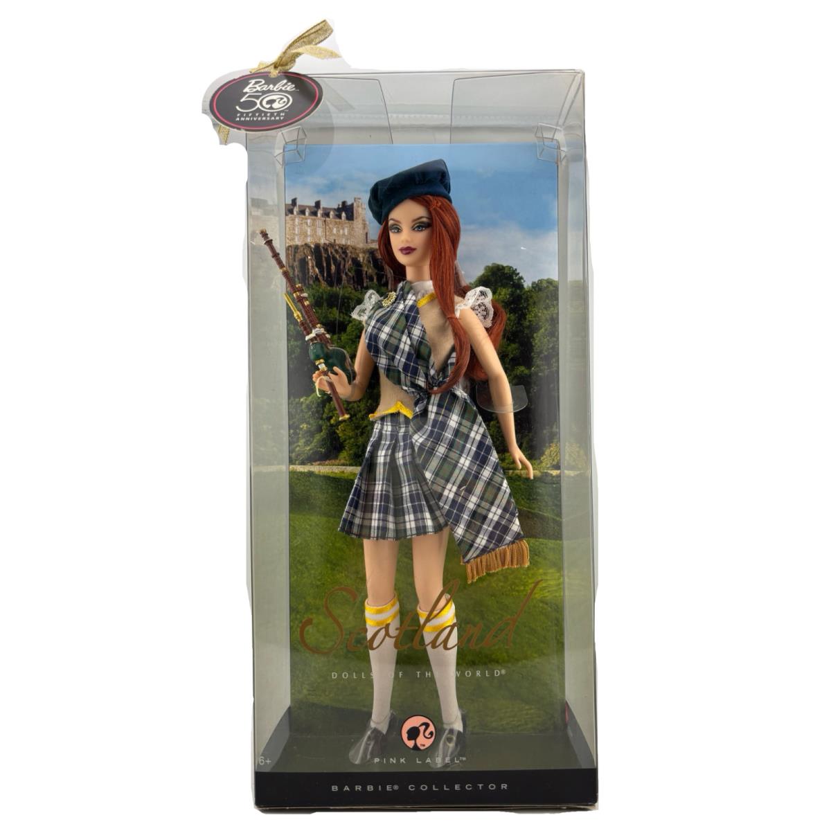 Barbie Dolls of The World Scotland 50th Anniversary Edition Pink Label