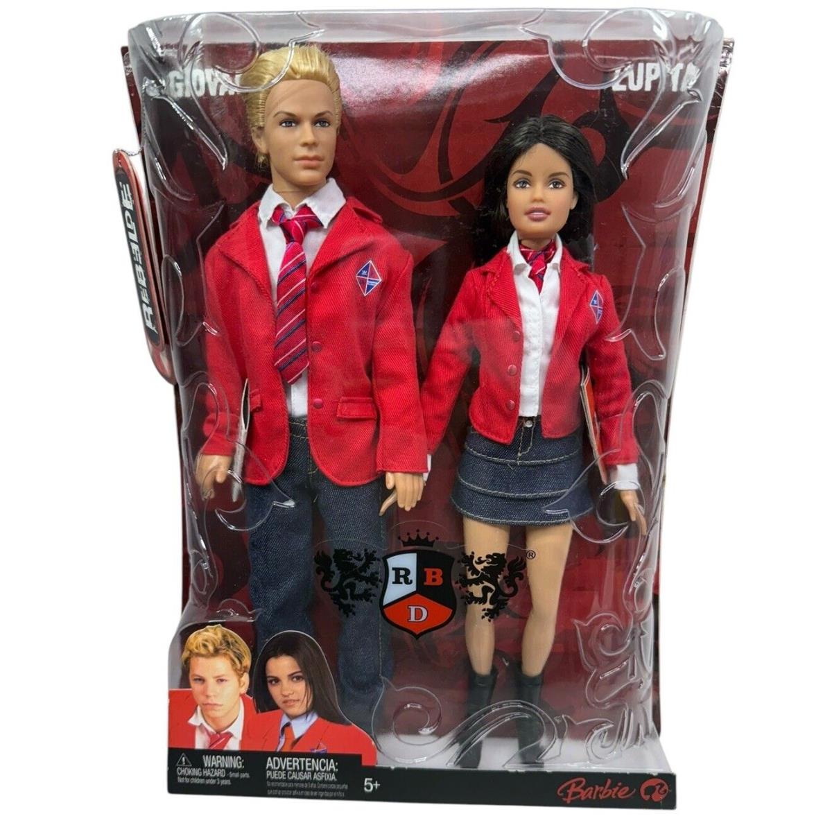 Nrfb Giovanni Lupita Rebelde Rbd Barbie Doll Set N2754 N2757 2008 Telenovela