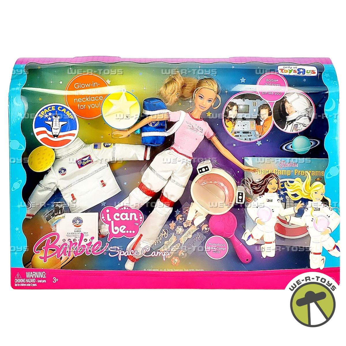 Barbie I Can Space Camp Doll Set 2008 Mattel N0830