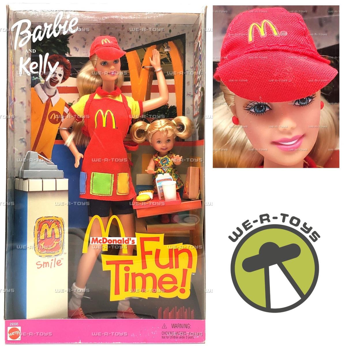 Barbie and Kelly Mcdonald`s Fun Time Dolls Set 2001 Mattel 29395