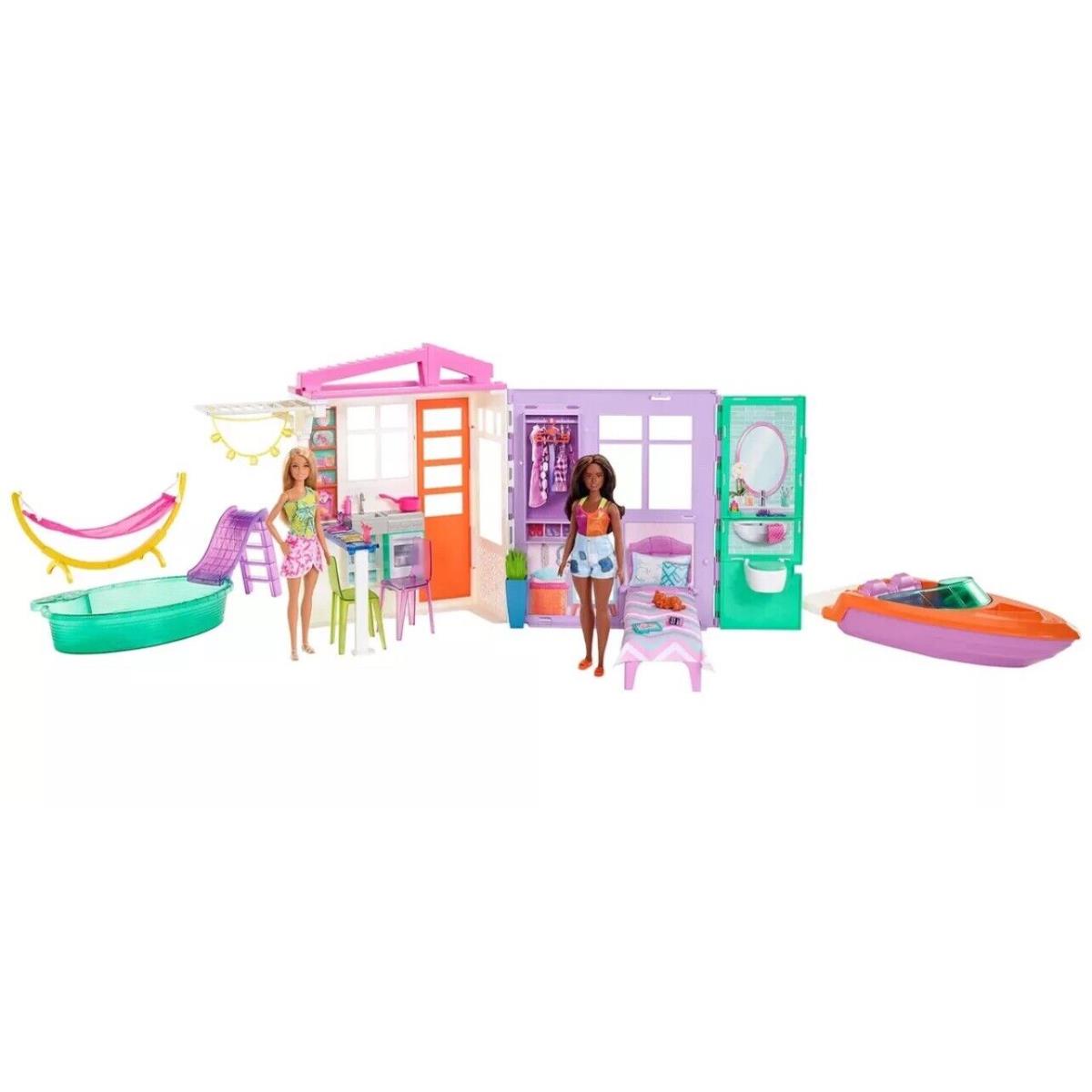 Barbie Holiday Fun Dolls Playset with Accessories Girls Birthday Gift