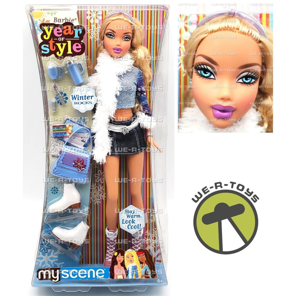 Barbie My Scene Year of Style Doll Winter Rocks 2005 Mattel J1176