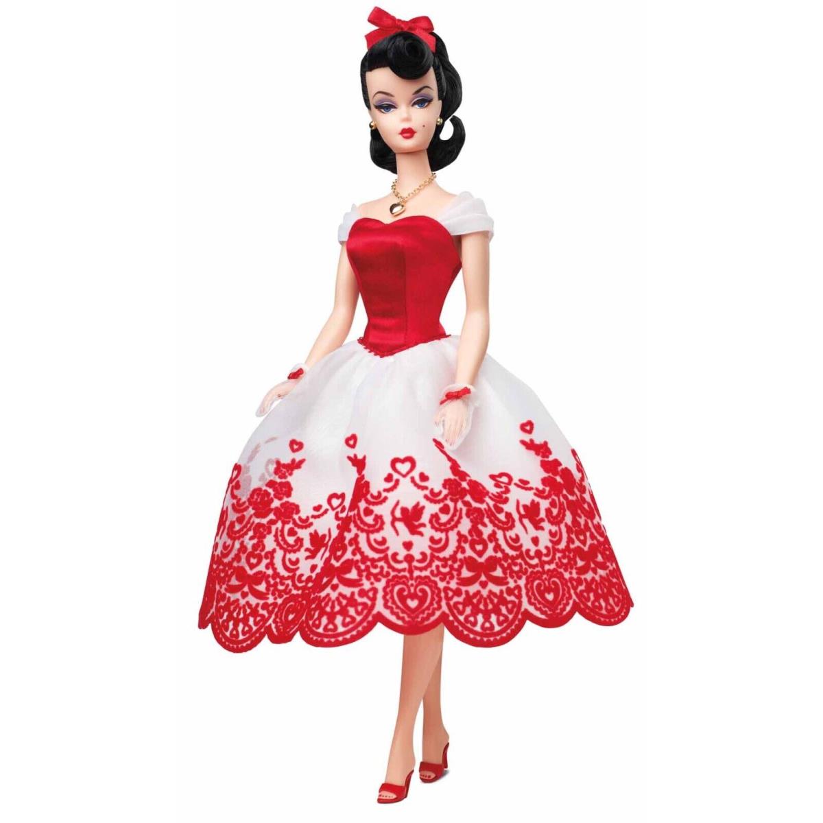 Cupid`s Kisses Holiday Hostess Barbie BCR06 Nrfb w/ Shipper