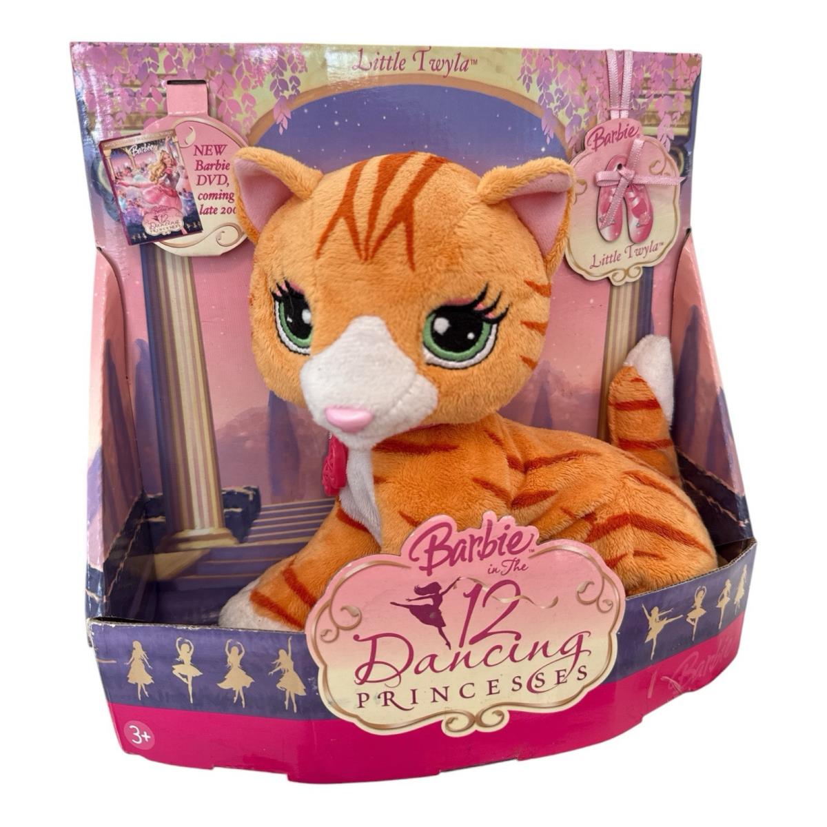 Barbie 12 Dancing Princess Genevieve`s Cat Little Twyla Plush Rare 2006 Box