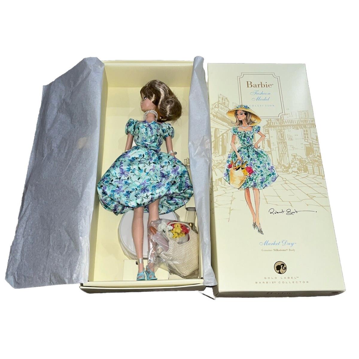Market Day Silkstone Barbie Doll 2007 Gold Label Mattel L9603 Nrfb