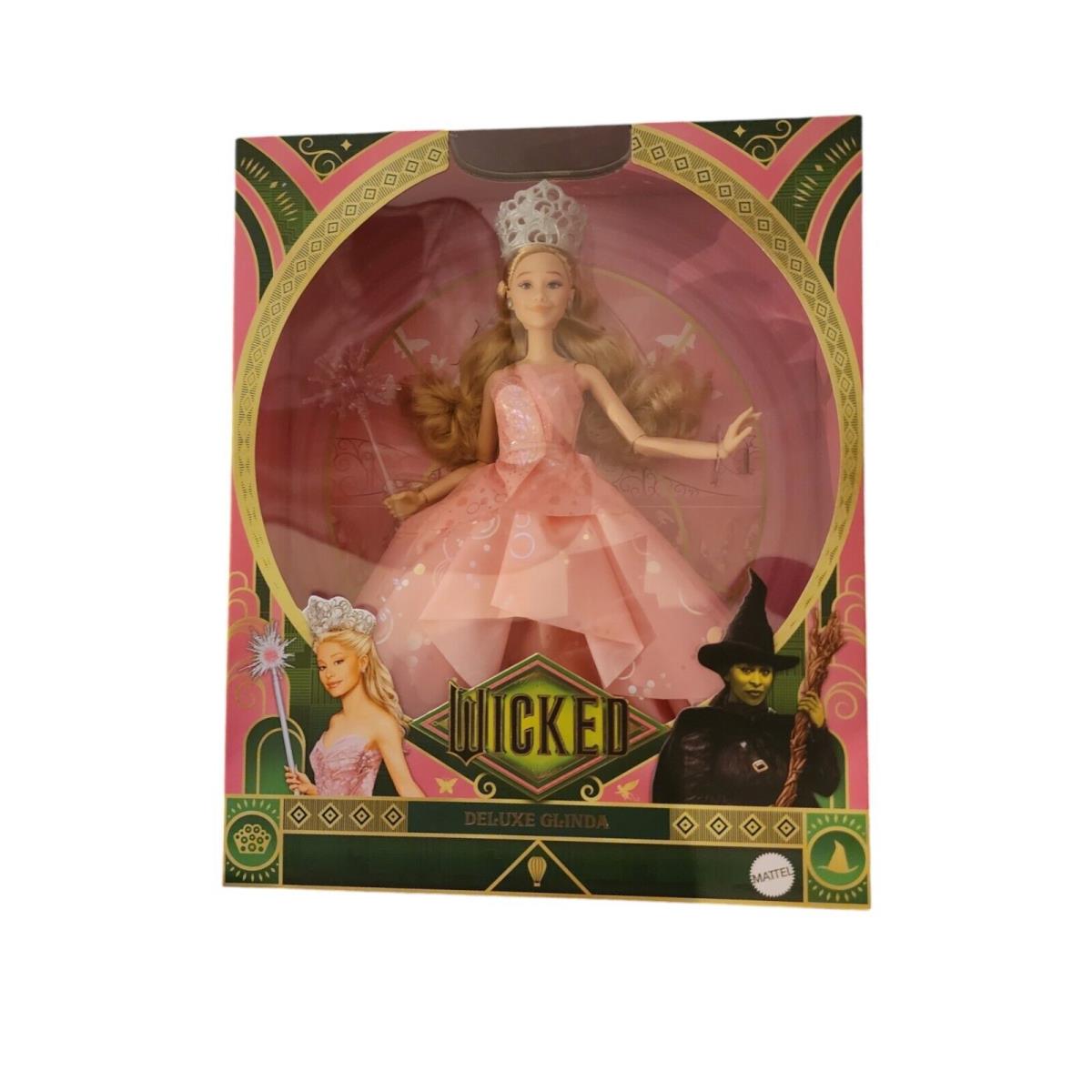 2024 Mattel Universal Pictures Wicked Deluxe Glinda Doll HXY37 Rare Error
