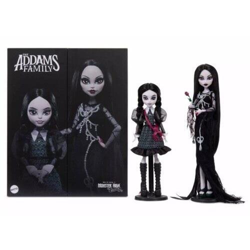 Monster High Skullector Addams Family Doll Two Pack Wednesday Morticia