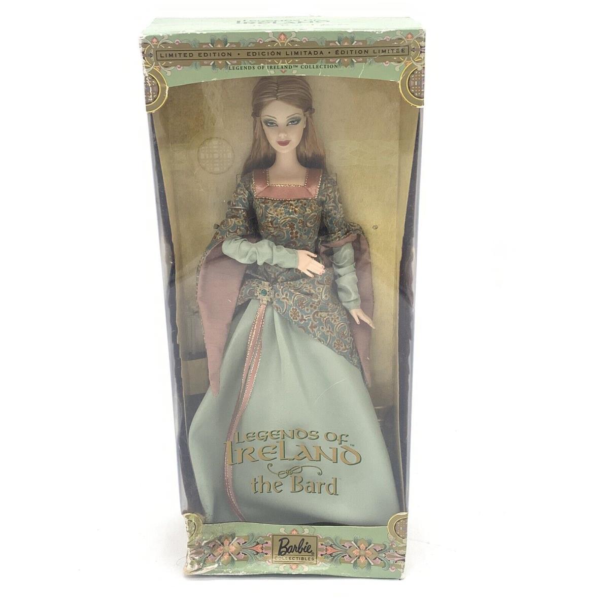 Barbie Legends of Ireland The Bard Doll Limited Edition 2003