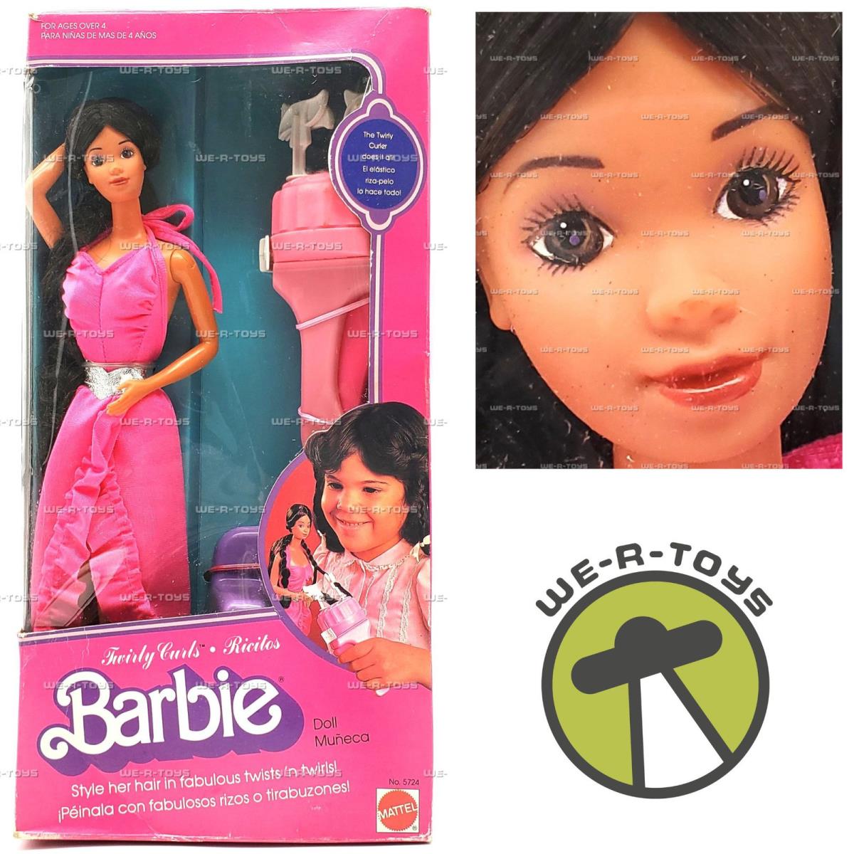 Twirly Curls Ricitos Hispanic Barbie Doll 1982 Mattel 5724