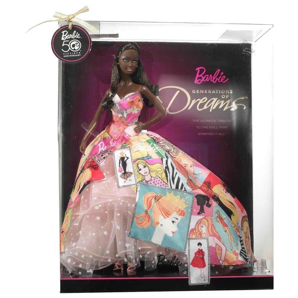 Generations of Dreams African American Barbie 50th Anniversary Mattel P7940