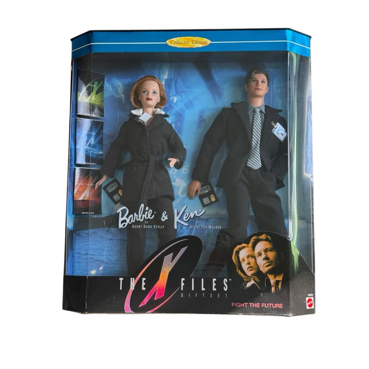 Barbie Ken Scully Mulder The X Files Gift Set Mattel 19630 1998 Vintage