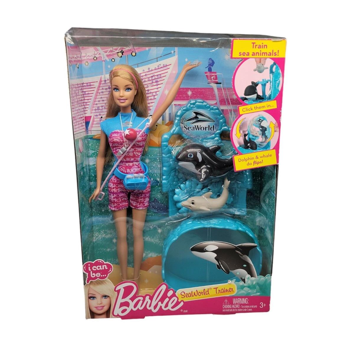 Barbie 2012 I Can Be A Seaworld Trainer X6102 Matel Playtime