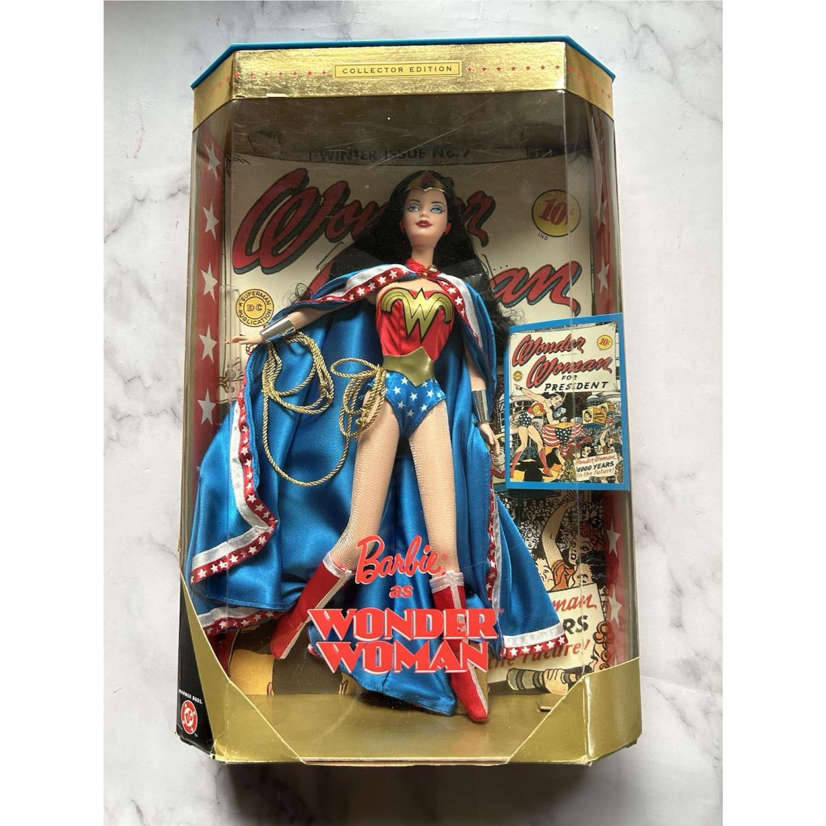 Vintage Mattel Collector Edition 1999 Barbie As Wonder Woman Barbie Doll