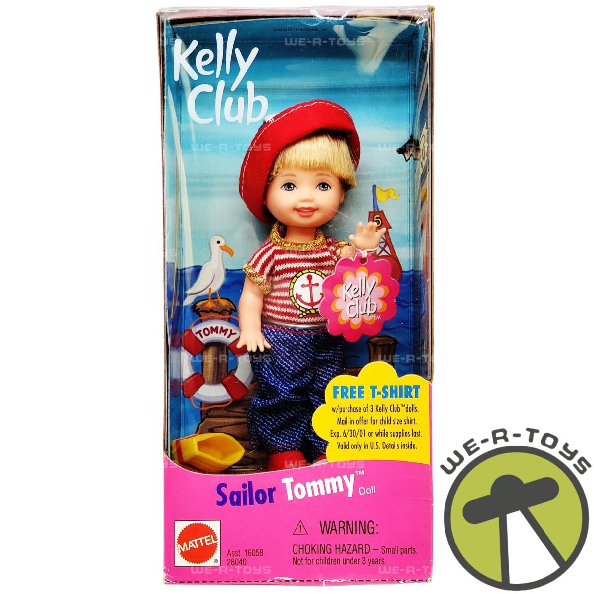 Barbie Kelly Club Sailor Tommy Doll with Poster Inside 2000 Mattel 28040