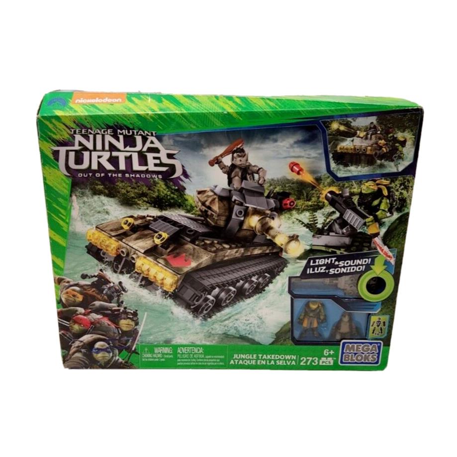Mega Bloks Teenage Mutant Ninja Turtles Jungle Takedown Tmnt Rare