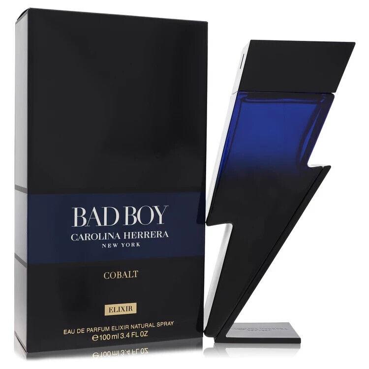 Bad Boy Cobalt Elixir by Carolina Herrera 3.4 oz Eau De Parfum Men Spray