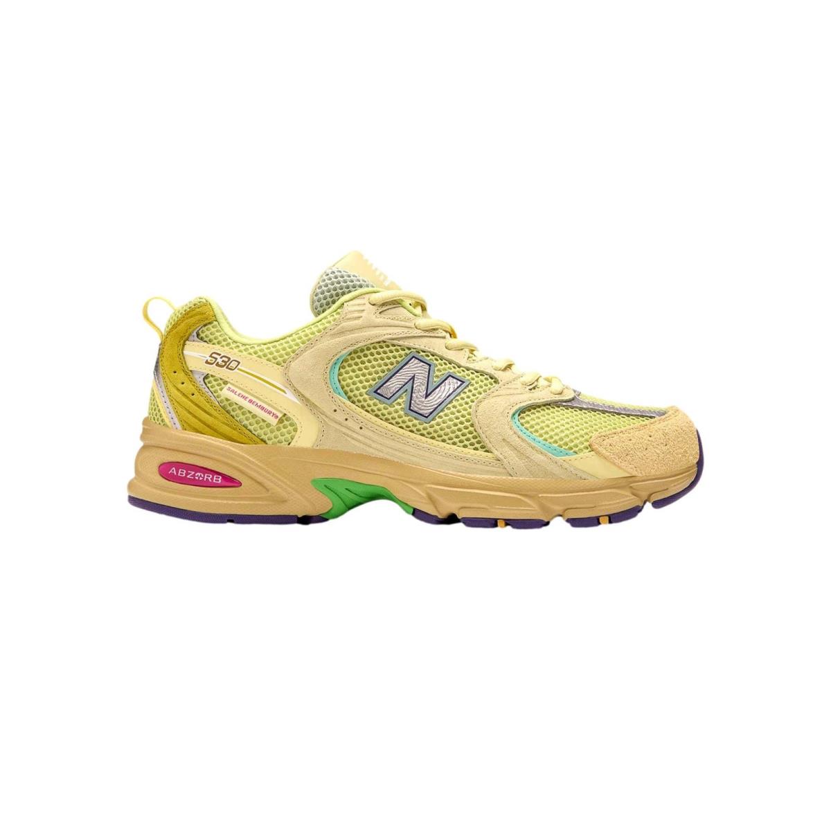 New Balance Salehe Bembury x 530 Prosperity Be The Prize Yellow/green MR530PR