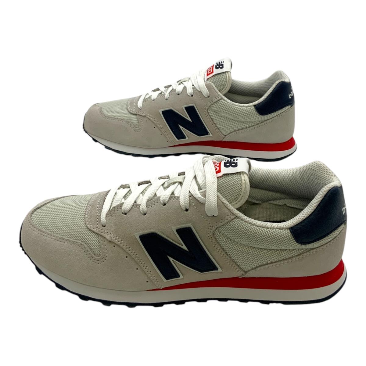 New Balance 500 V1 Sneaker Grey/navy/red US Men`s 10 D M