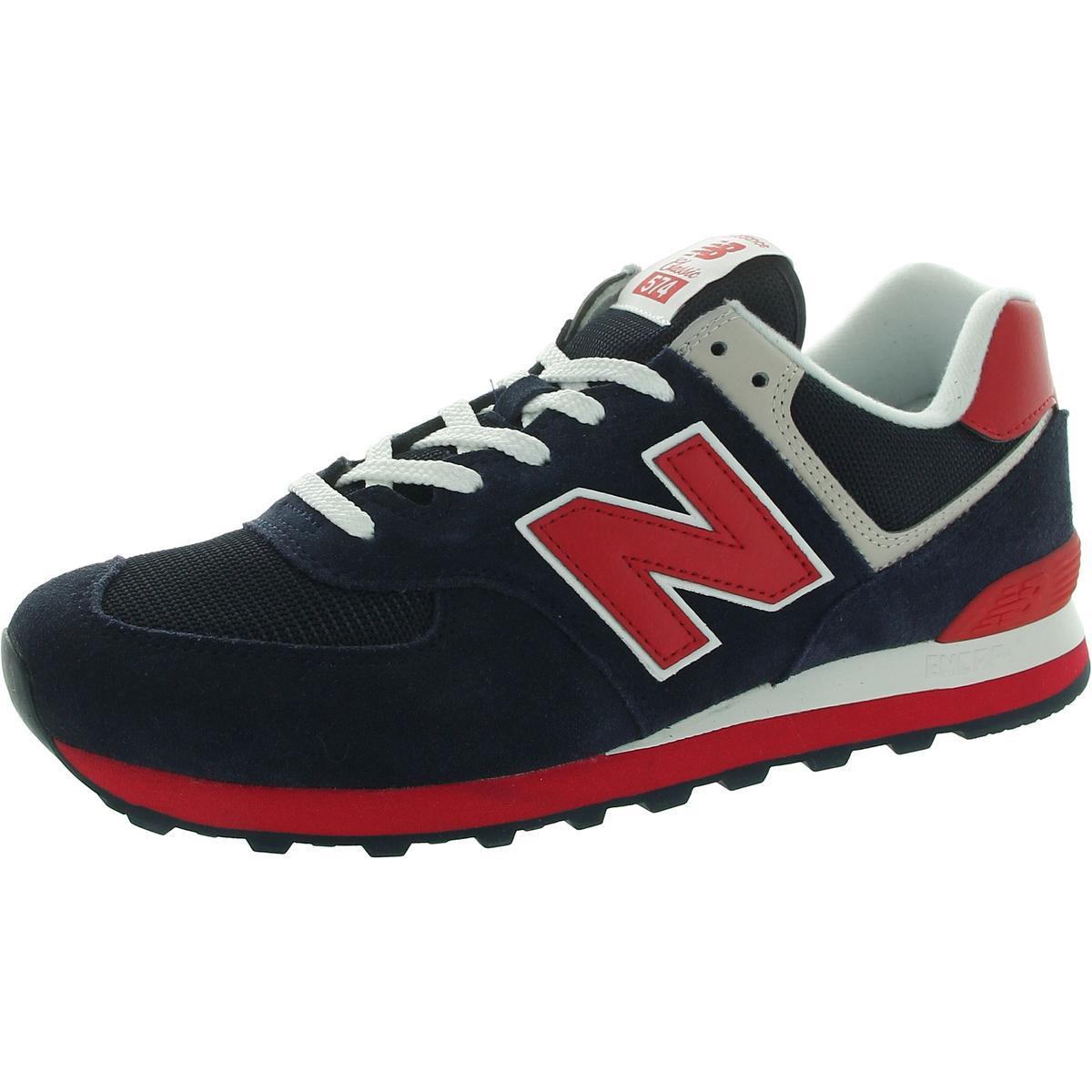 New Balance Mens 574 Navy Running Training Shoes 11.5 Medium D Bhfo 8221