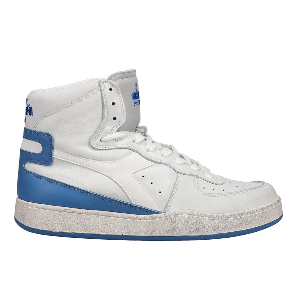 Diadora Mi Basket High Top Mi Basket High Top Mens White Sneakers Casual Shoes 158569-C4478