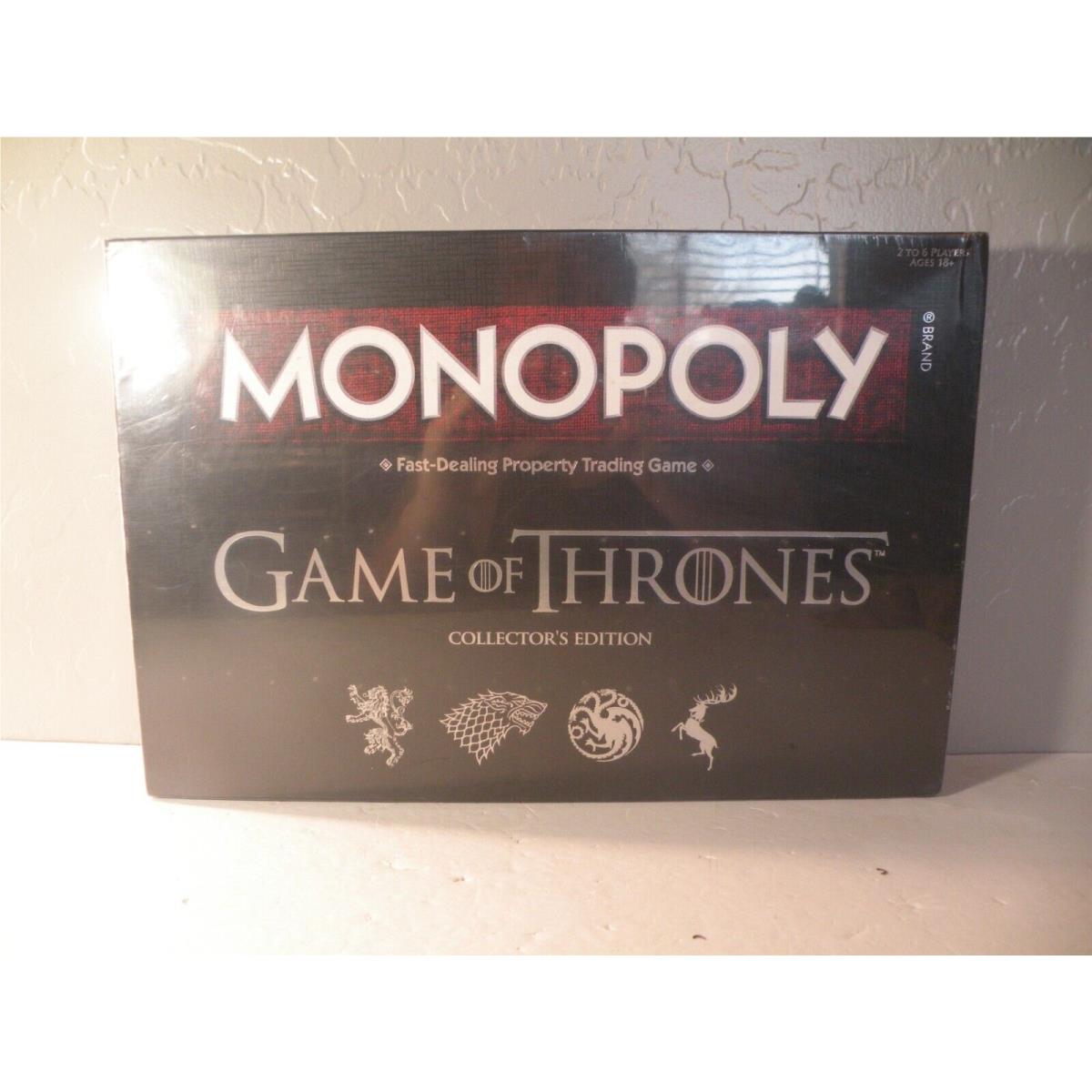 Monopoly Game of Thrones Collector`s Edition Box
