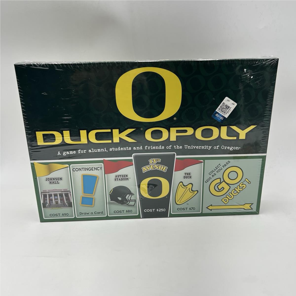 Duckopoly Monopoly Game Oregon University College Collectible