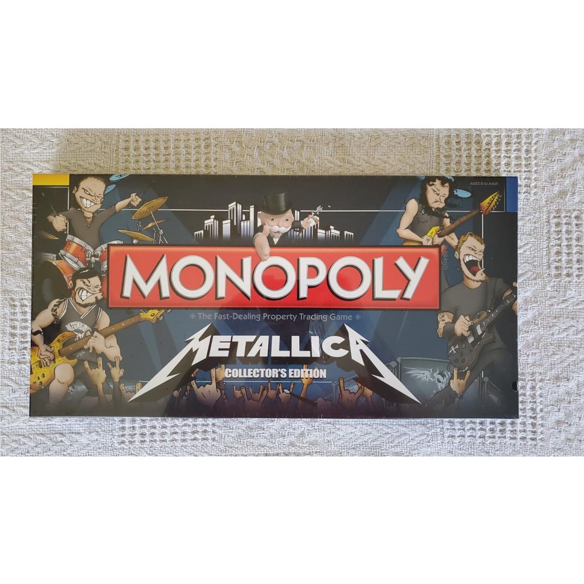Metallica Collector`s Edition Monopoly Board Game Heavy Metal