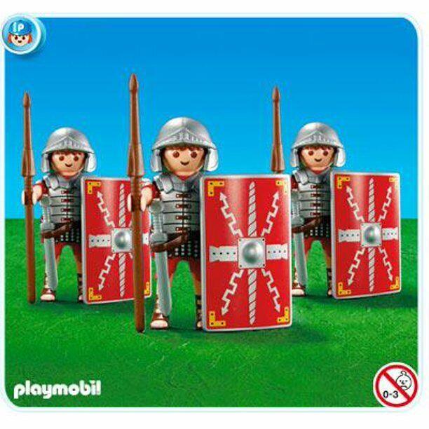 Playmobil 7878 Roman 3 Legionnaires Soldiers Troops Shield Centurion Addon