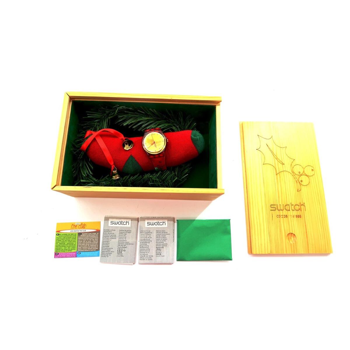 Swatch Holly Joy Pack GZ189 Limited Edition 2885 with Box 2004