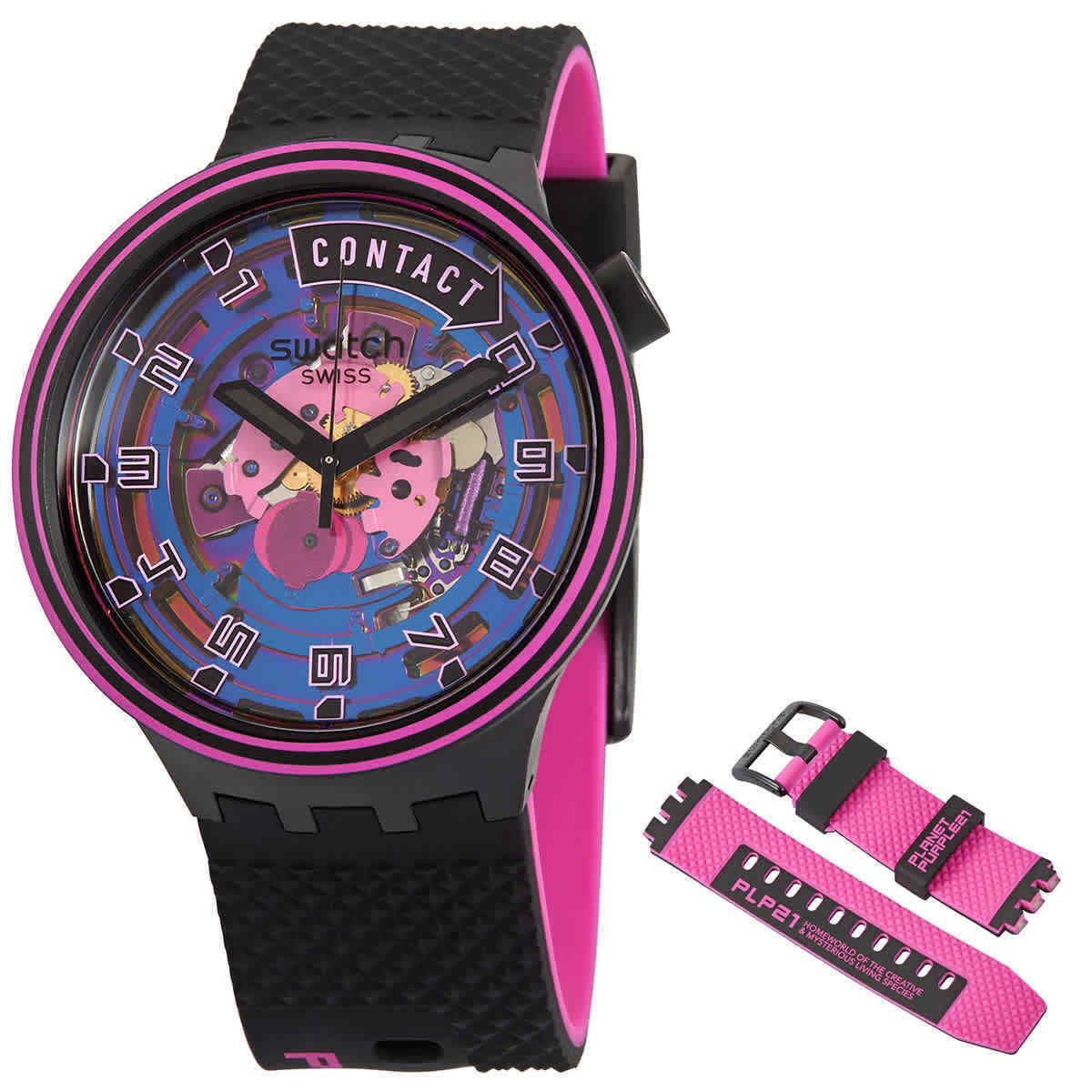 Swatch Big Bold Planets Touchdown Quartz Unisex Watch SB01B126