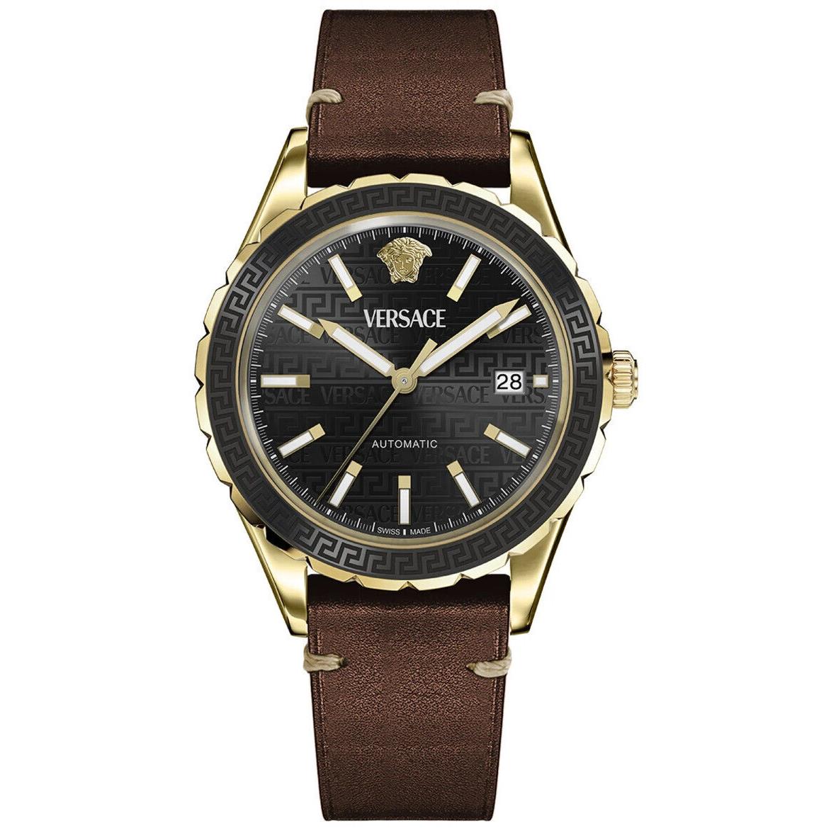 Versace Men`s Hellenyium 42mm Automatic Watch VEQCA0224