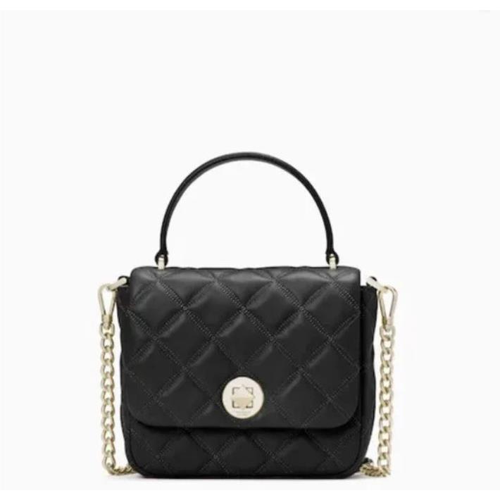 Kate Spade Natalia Smooth Quilted Leather Square Crossbody - K8162