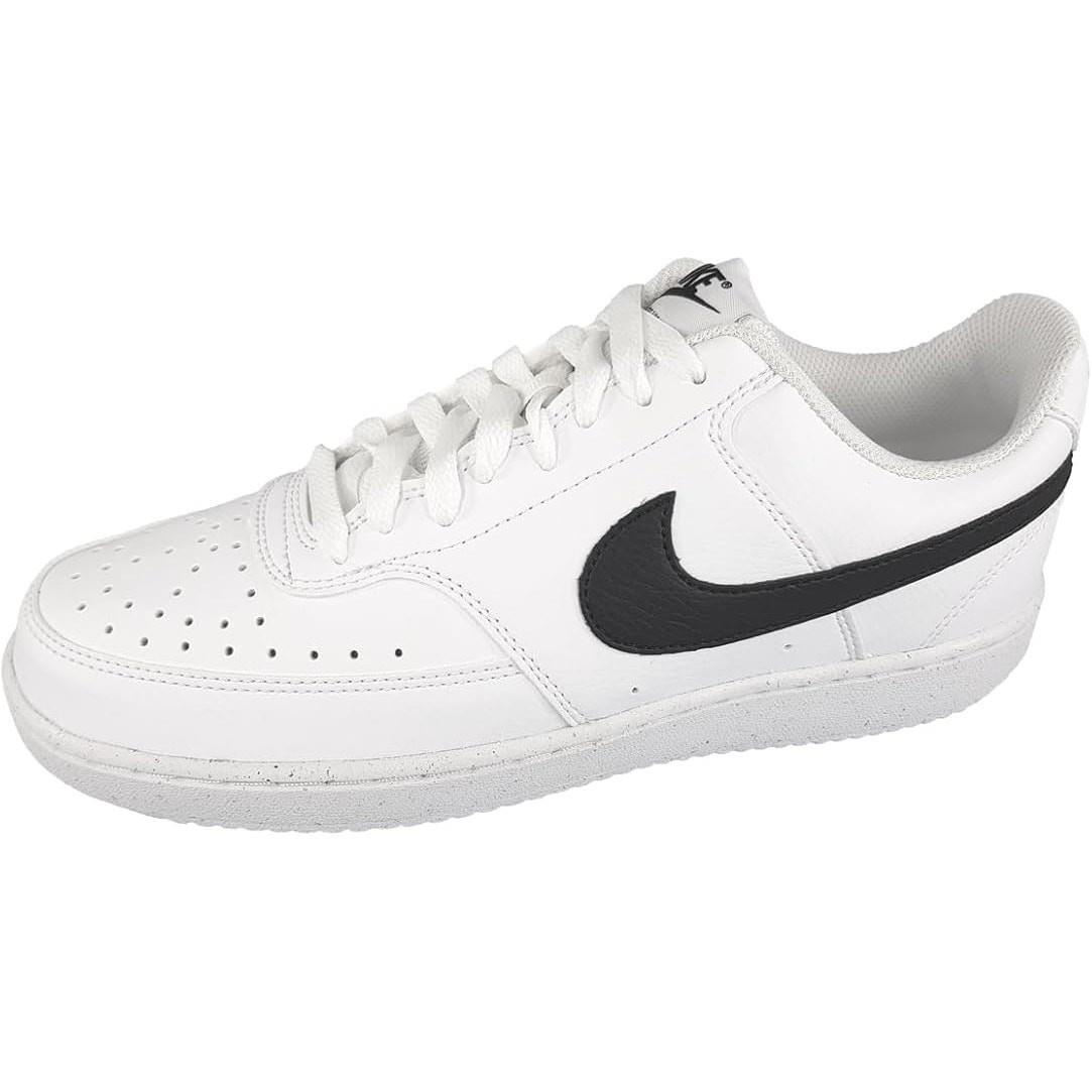 Nike Men`s Low-top Sneakers White/black-size 10.5