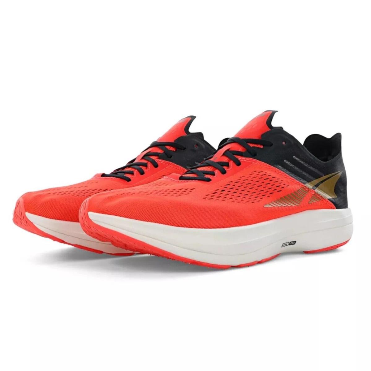 Altra Vanish Carbon Running Shoes Men`s Size 12 Coral/black AL0A547M602