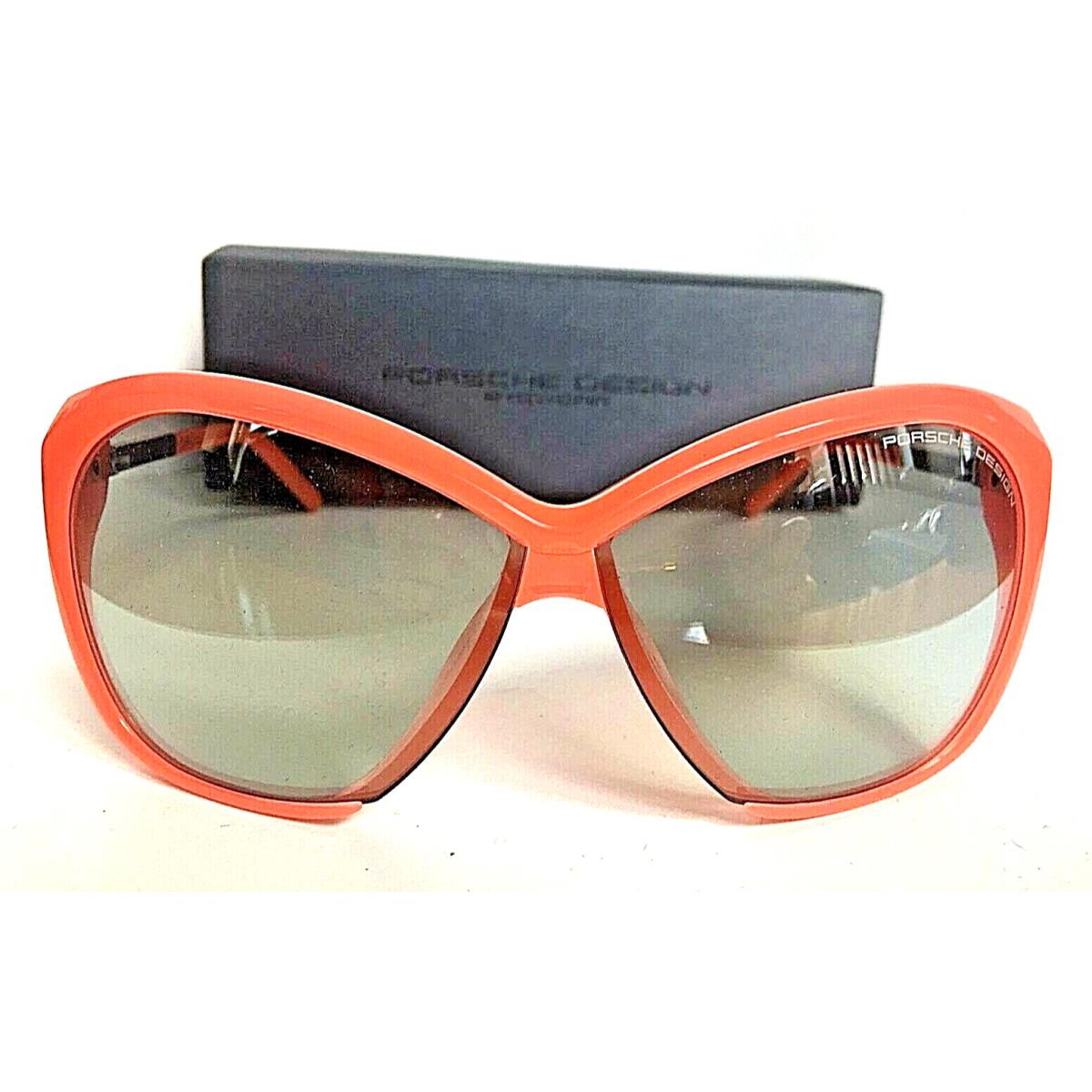 Porsche Design P 8603 A Cat.3 Coral Oversized Women`s Sunglasses Italy