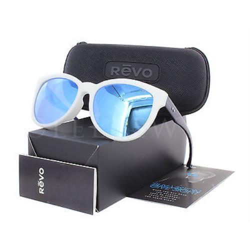 Revo RE 6004 09 GF BL Caspar Matte White / Blue Water Sunglasses
