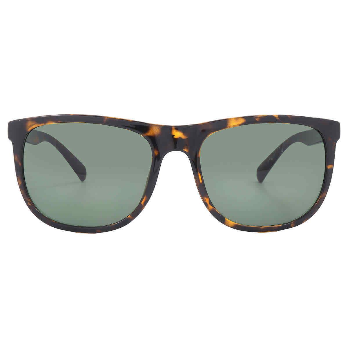 Calvin Klein Green Square Ladies Sunglasses CK22557S 240 58 CK22557S 240 58