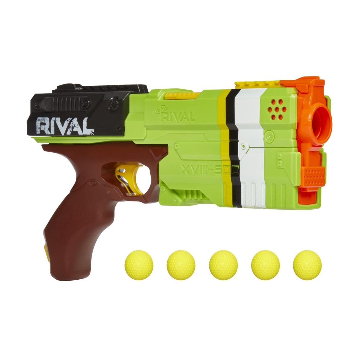 Nerf Rival Kronos XVIII-500 Blaster Breech-load 5 Rival Rounds Spring