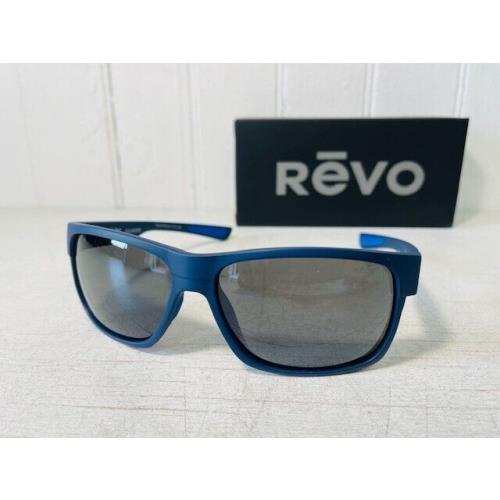 Revo RE1097 05 GY Espen Matte Blue Frame w Polarized Graphite Lenses Suns