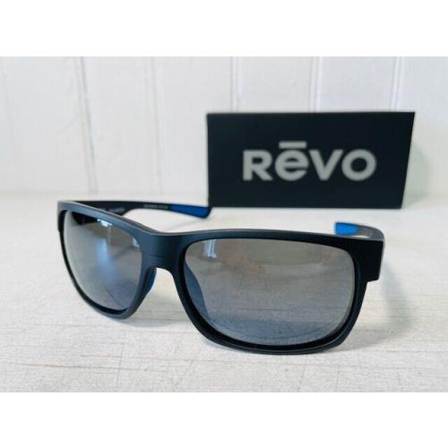 Revo RE1097 01 GY Espen Matte Black Frame w Polarized Graphite Lenses Suns