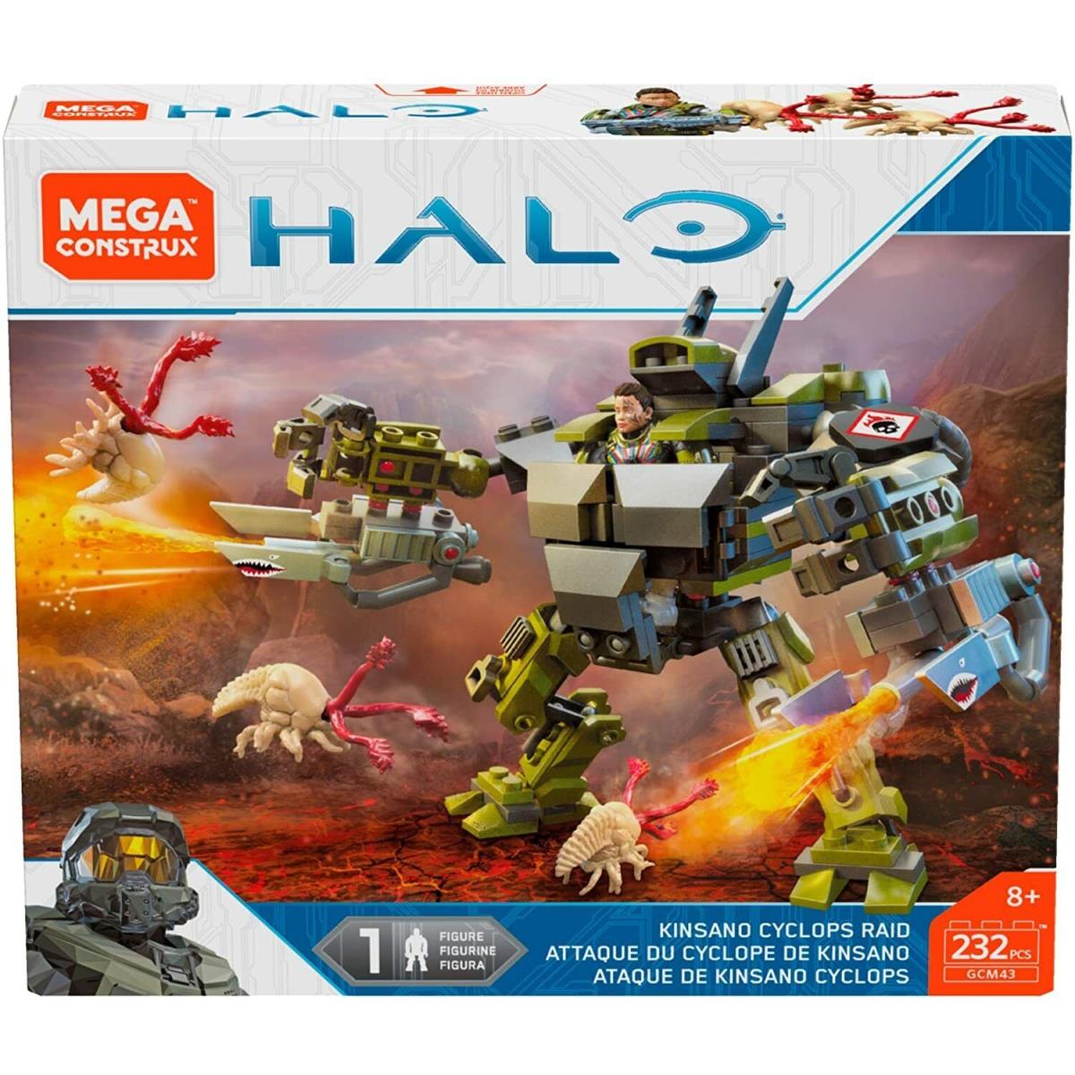 Halo Construx Mega Bloks Unsc Hellbringer Kinsano Cyclops Raid GCM43