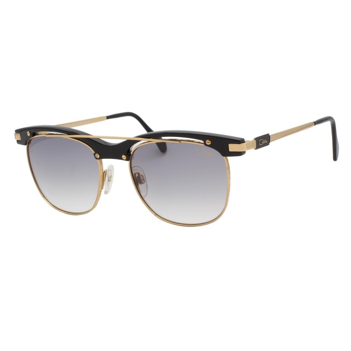 Cazal Mod 9084 001 Black Gold Gray Gradient Men`s Sunglasses 54-19-145 W/case