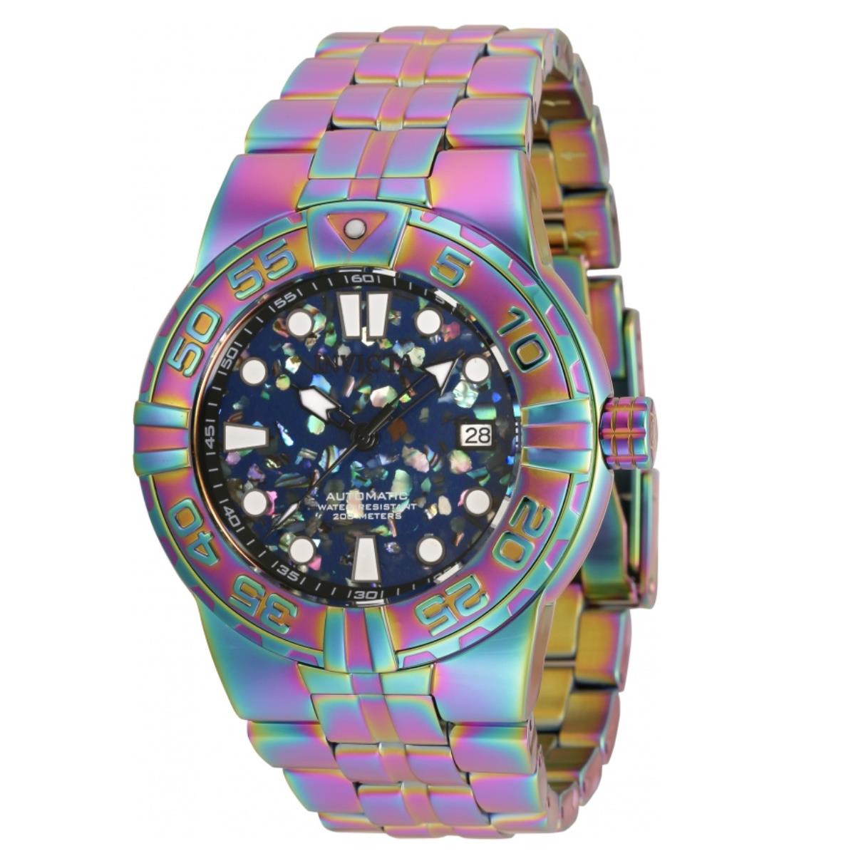 Invicta Subaqua Noma I Men`s 47mm Automatic Iridescent Mosaic Dial Watch 35770