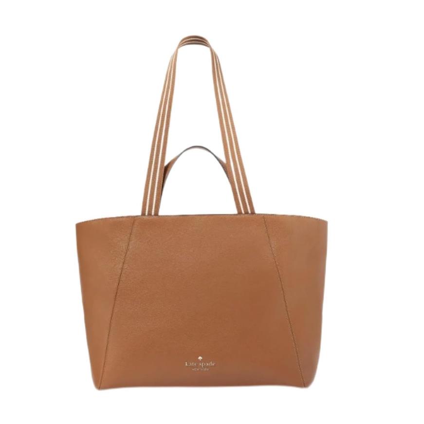 Kate Spade Rosie Satchel Large Tote Bag Warm Gingerbread Leather Crossbody Purse