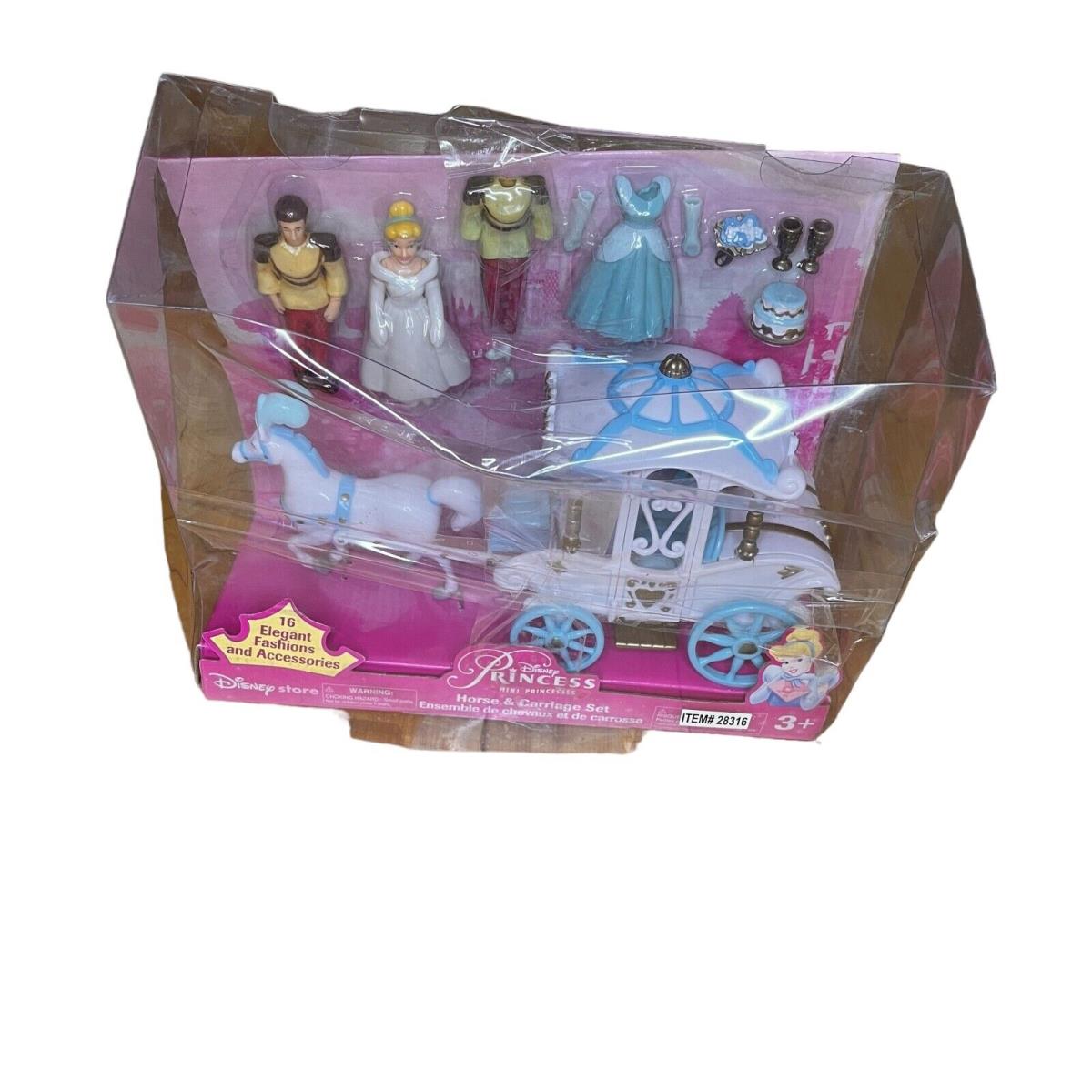 Cinderella Carriage Gift Play Set Includes Doll Horse Disney Princess Prince