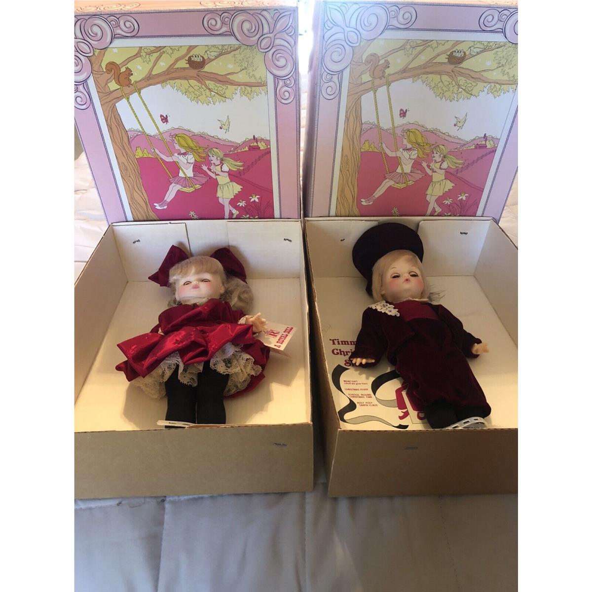 Royal House OF Dolls Twin Playmates For a Real Princess R83-213/R 83-214 W/boxes